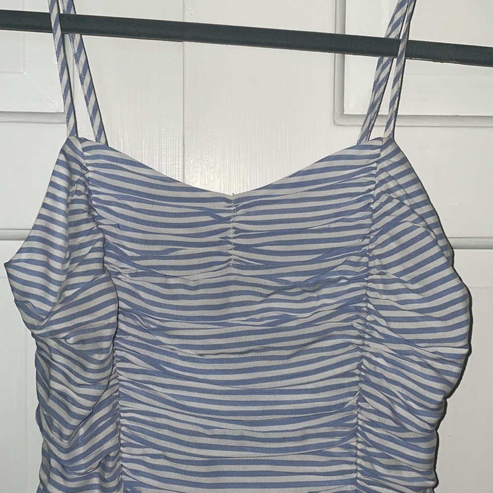 Striped Ruffled Dress - Picture 3 of 3